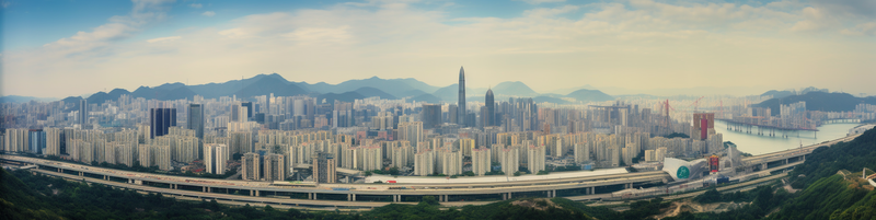 实拍广视角复古色城市全景摄影背景,高清,摄影图,摄影图片,图片大全,摄影图免费下载